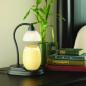 Preview: Candle Warmers AURORA Lampe für Duftkerzen im Glas schwarz